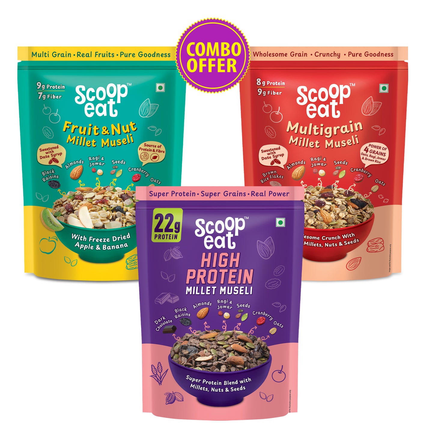 Muesli Assortment Pack - Experience the Best of All Worlds!