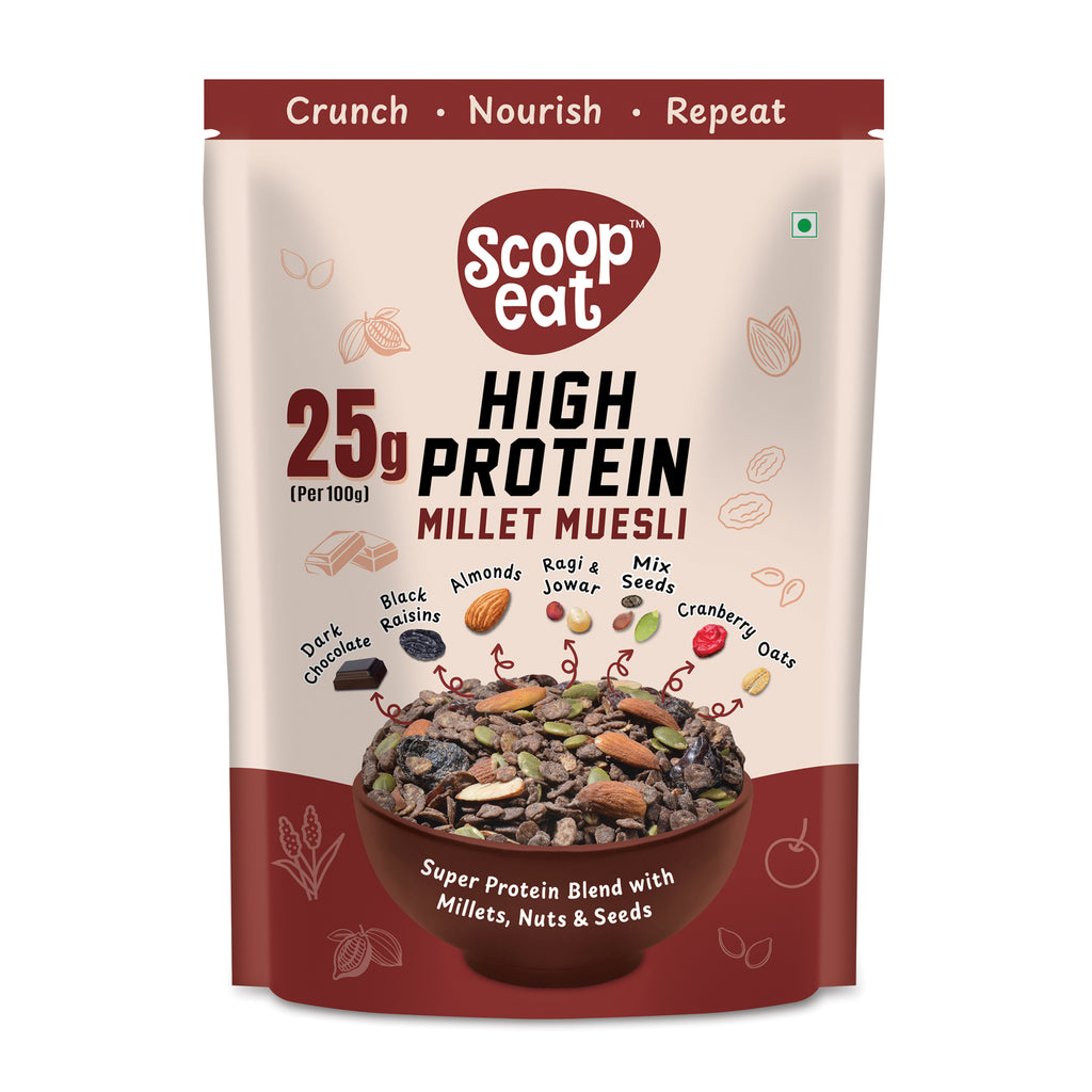 Scoopeat 25gm High Protein Muesli- 400gm