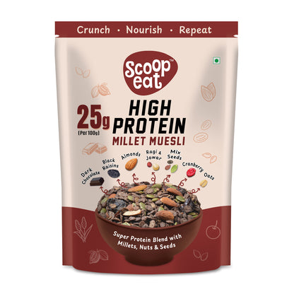 Scoopeat 25gm High Protein Muesli- 400gm