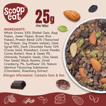 Scoopeat 25gm High Protein Muesli- 400gm