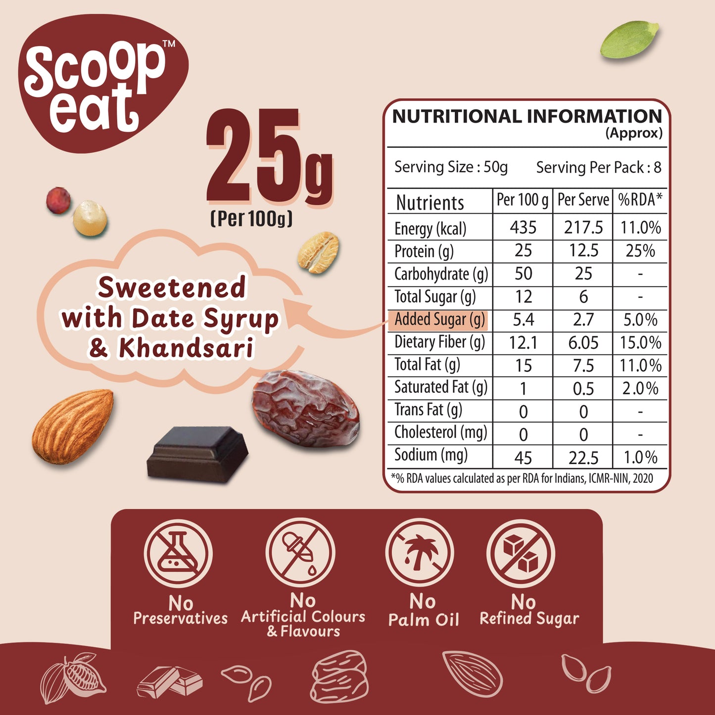 Scoopeat 25gm High Protein Muesli- 400gm