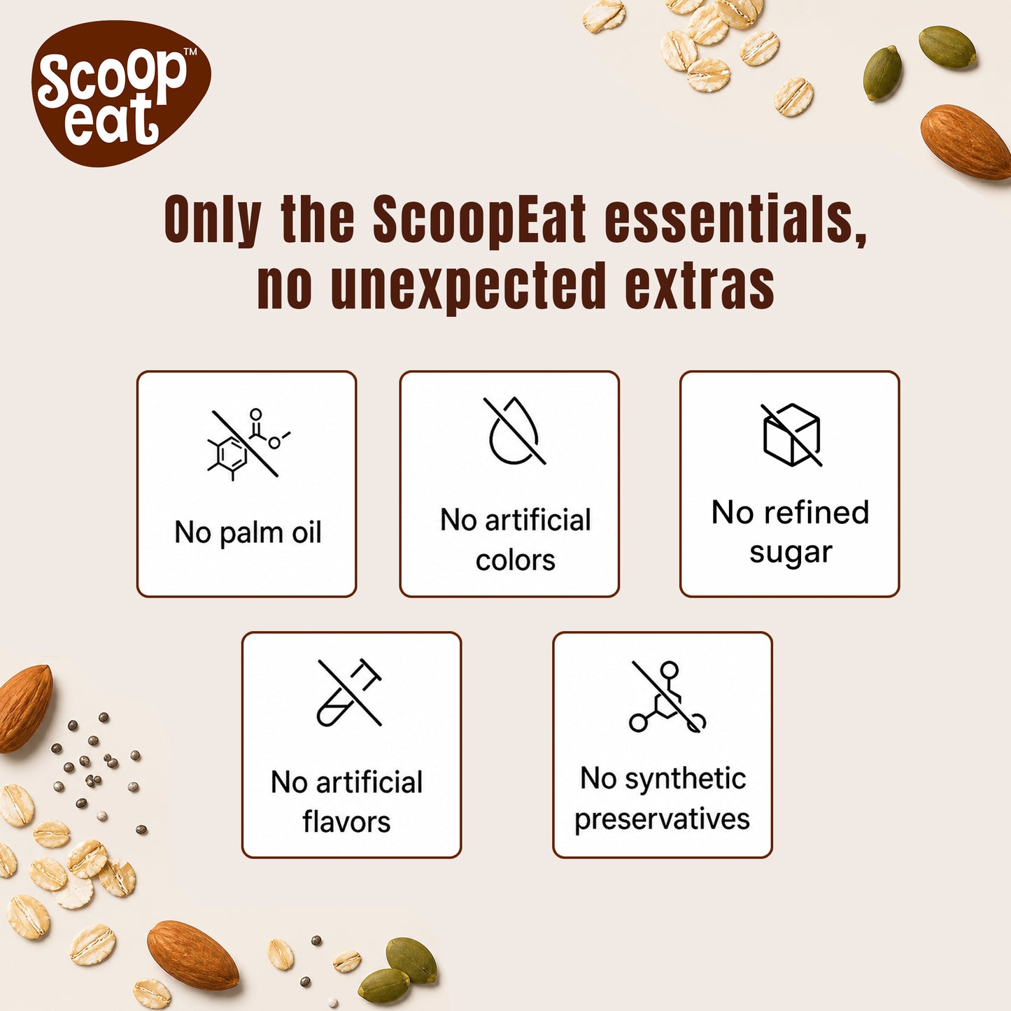 Scoopeat 26g Super High Protein Chocolate Oats 400gm