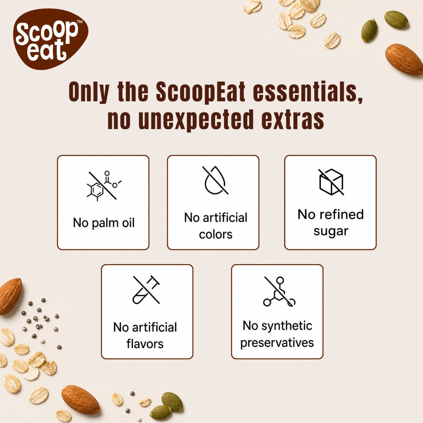 Scoopeat Assorted Oats pack of 2  - 26g Super High Protein Chocolate Oats 400gm