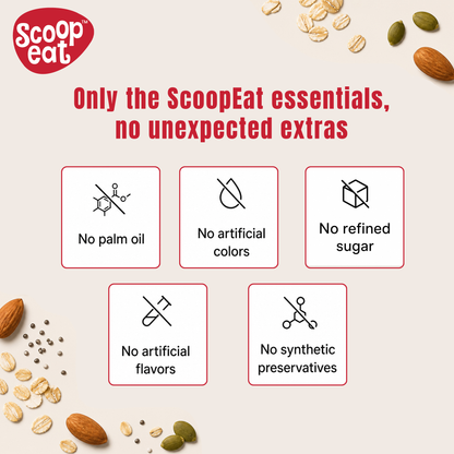 Scoopeat Assorted Combo of 2 - 26g Super High Protein Chocolate Oats + 26g Super High Protein Strawberry Oats