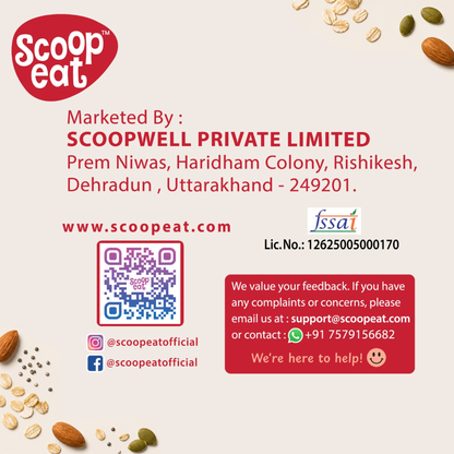 Scoopeat Assorted Combo of 2 - 26g Super High Protein Chocolate Oats + 26g Super High Protein Strawberry Oats