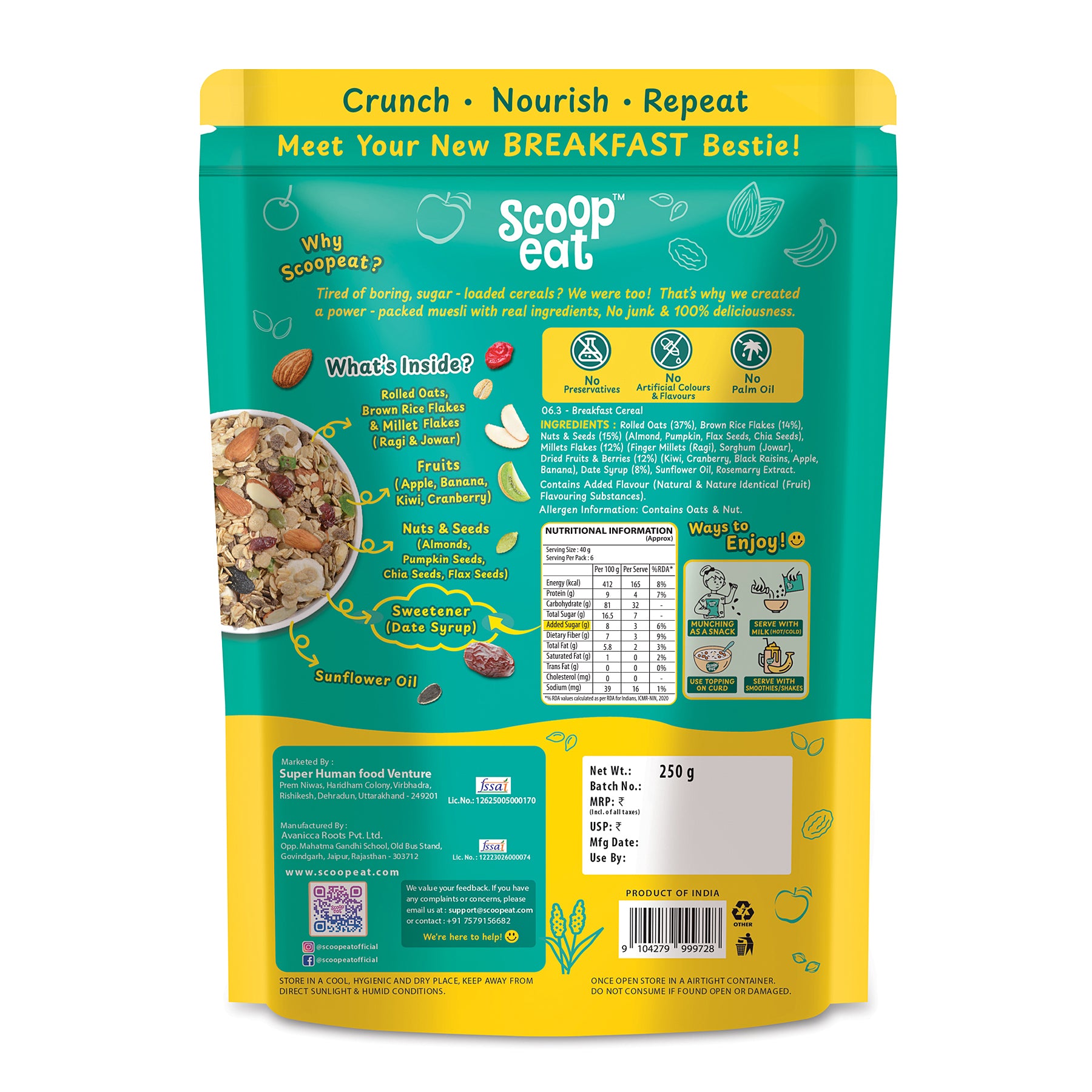 Fruit LOVES Nuts Muesli