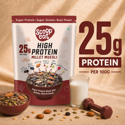 Scoopeat 25gm High Protein Muesli- 400gm
