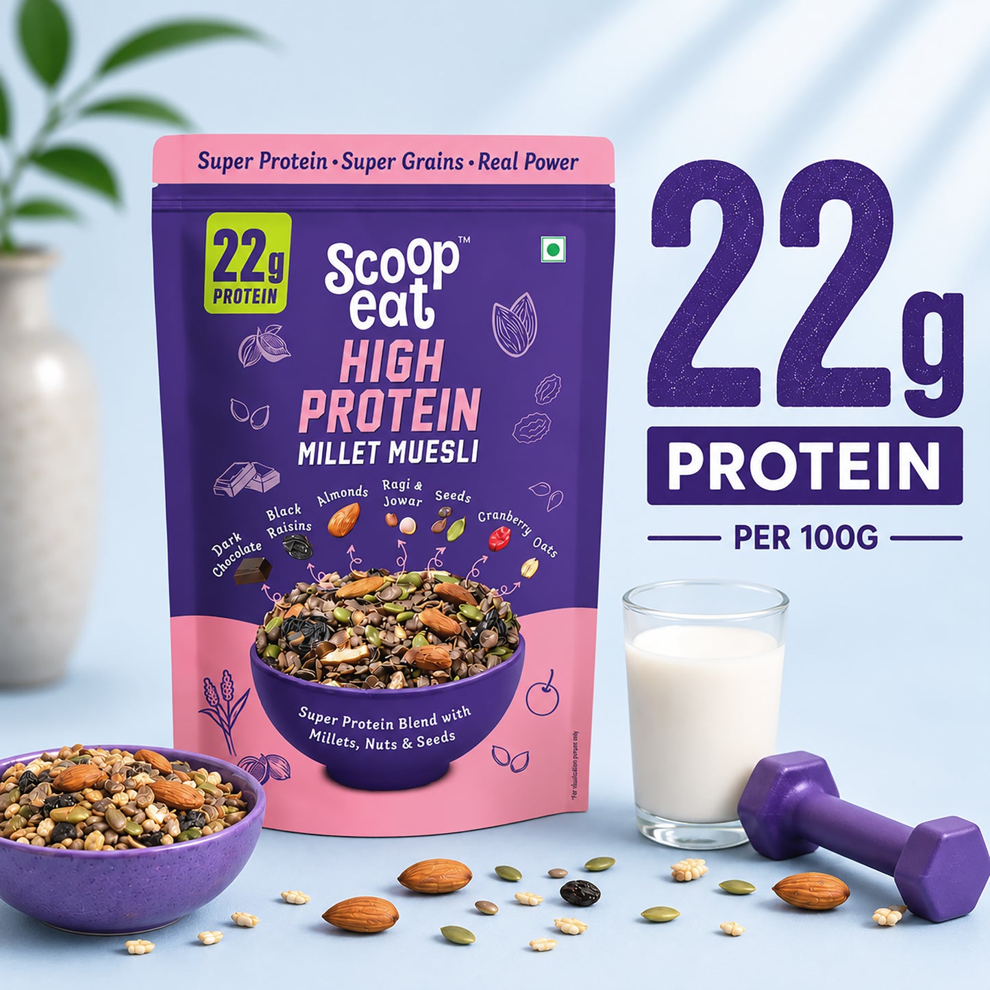 Scoopeat 22g High Protein Muesli - 750g