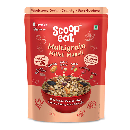 Scoopeat Multigrain Crunchy Muesli – The Ultimate Crunch Rush!