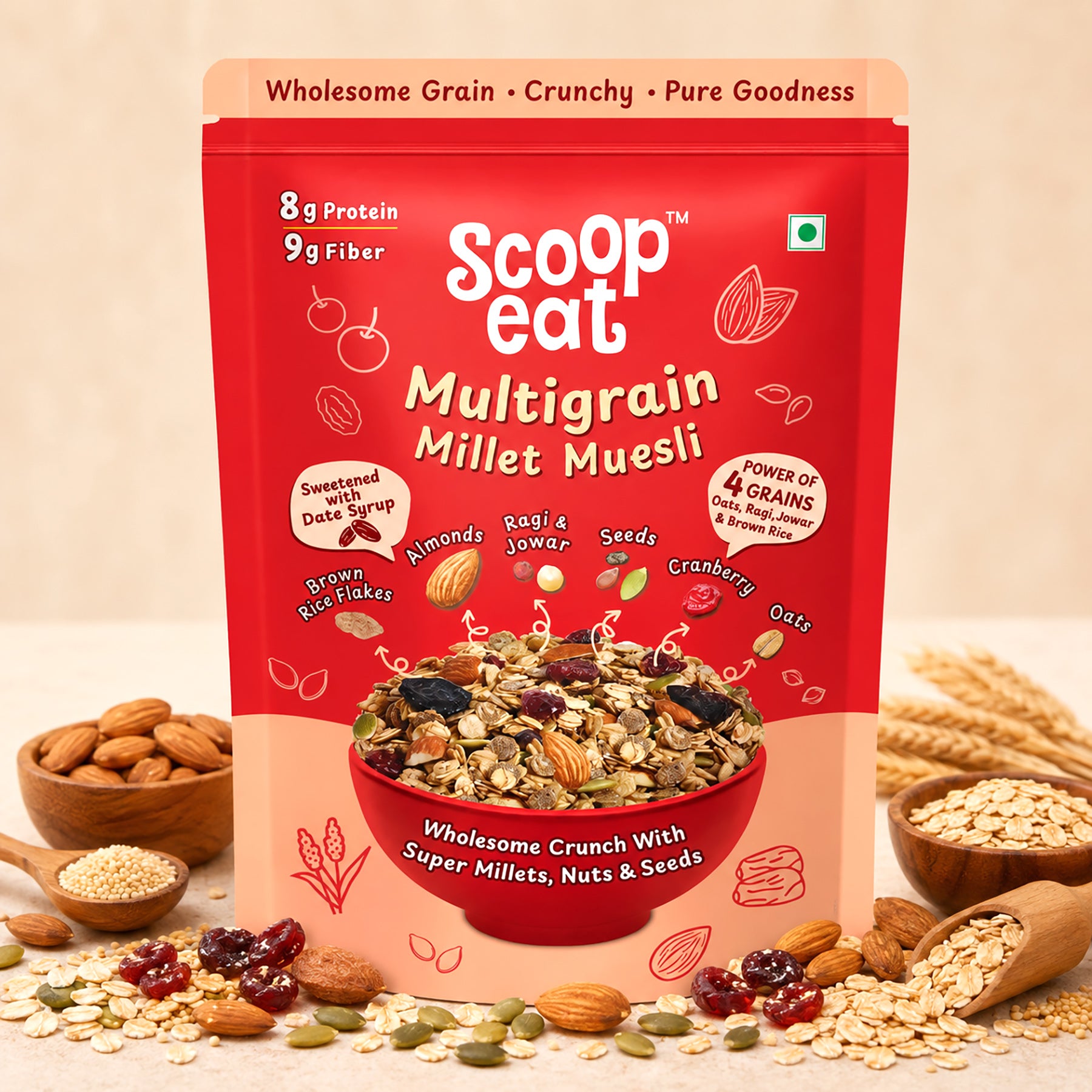 Scoopeat Multigrain Crunchy Muesli
